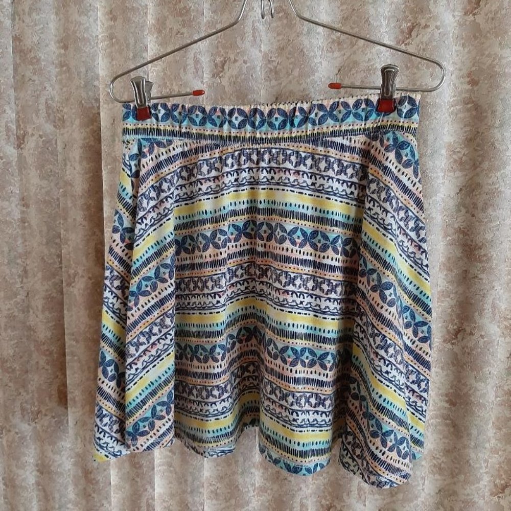 Mossimo striped miniskirt size Large